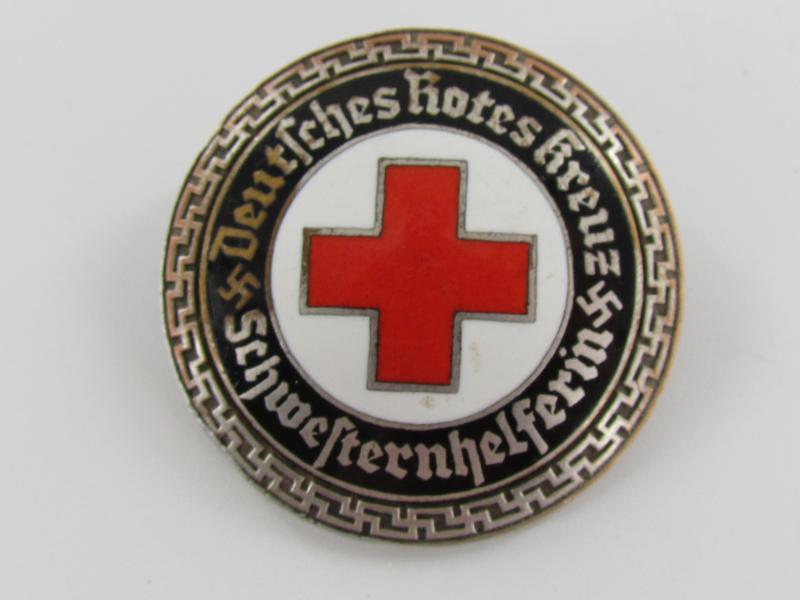 DRK ( Red Cross ) Service Badge for Nurse Helper