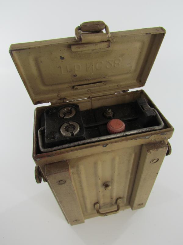 Wehrmacht TRB NC 28 Feld Fu Battery with Box...Rare!