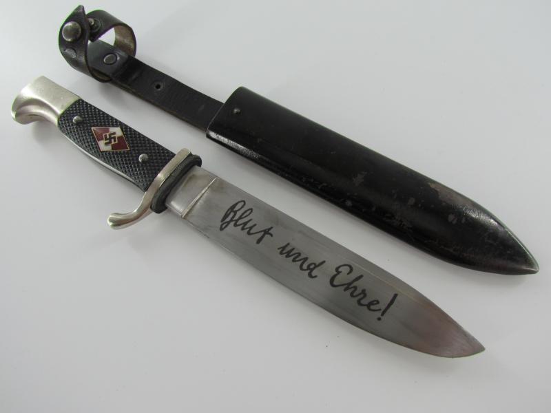 Hitler Youth knife / dagger With Motto Marked RZM M7/6