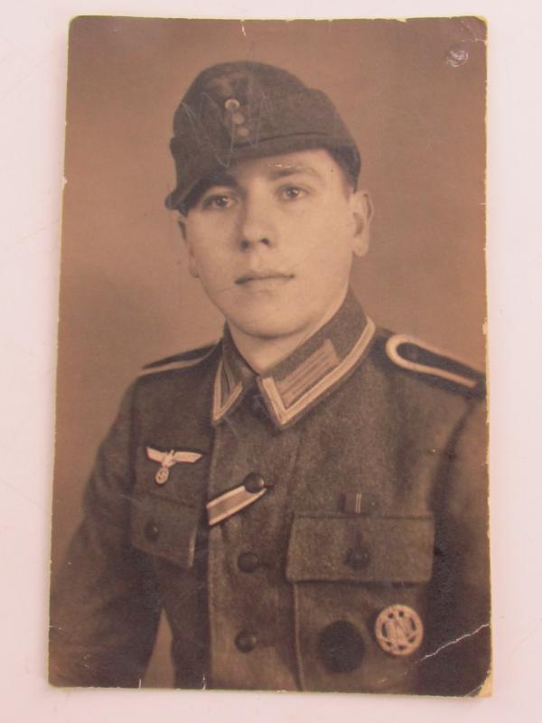 Portrait Photo of a Wehrmacht Soldier