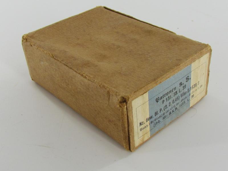 Wehrmacht Clipboard K98 Ammo Box (empty)