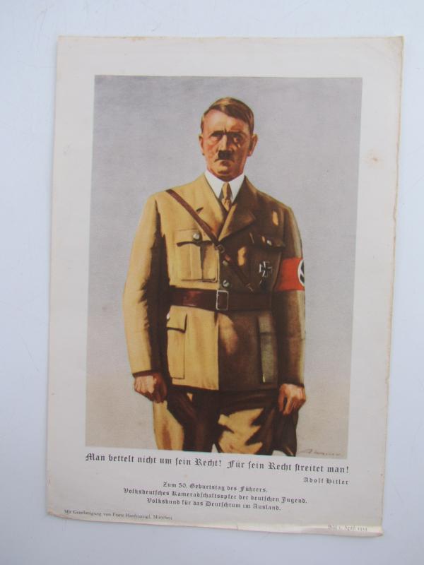 Third Reich Print  Adolf Hitler