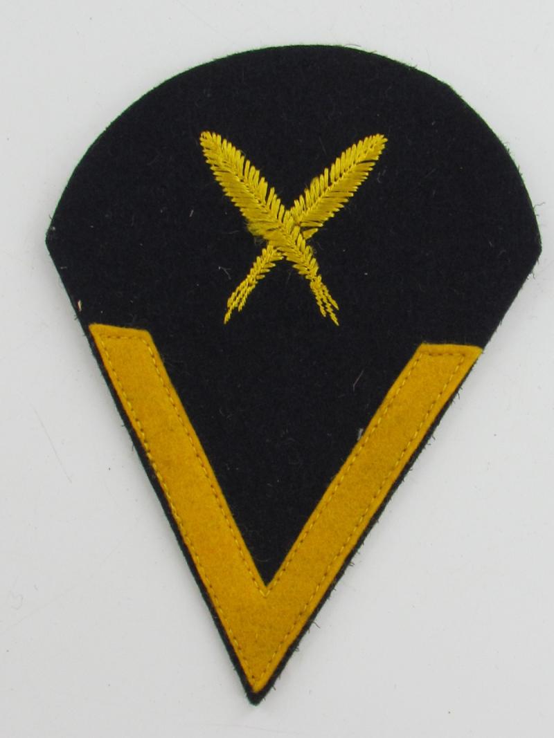 Kriegsmarine Yeoman Combined Career and Rank Sleeve Insignia