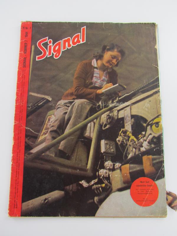 Signal German War Time magazine No 7 1944...Dutch