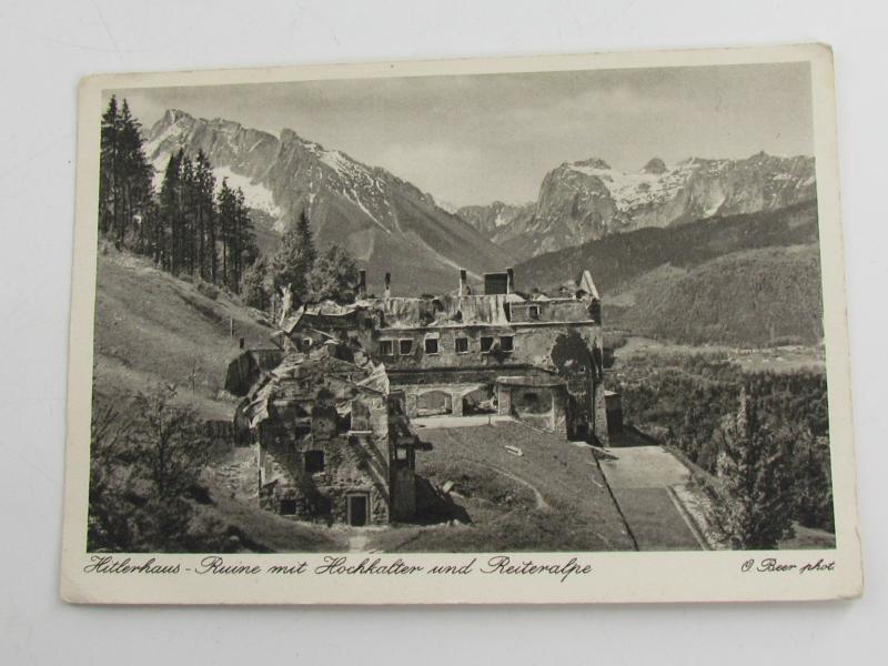 Postcard : Obersalzberg Hitler House after 1945