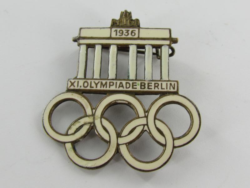 1936 Olympiade Berlin Visitors Badge