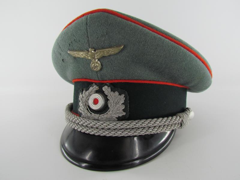 Wehrmacht Heer Artillery Officer Visor Cap...Sonderklasse