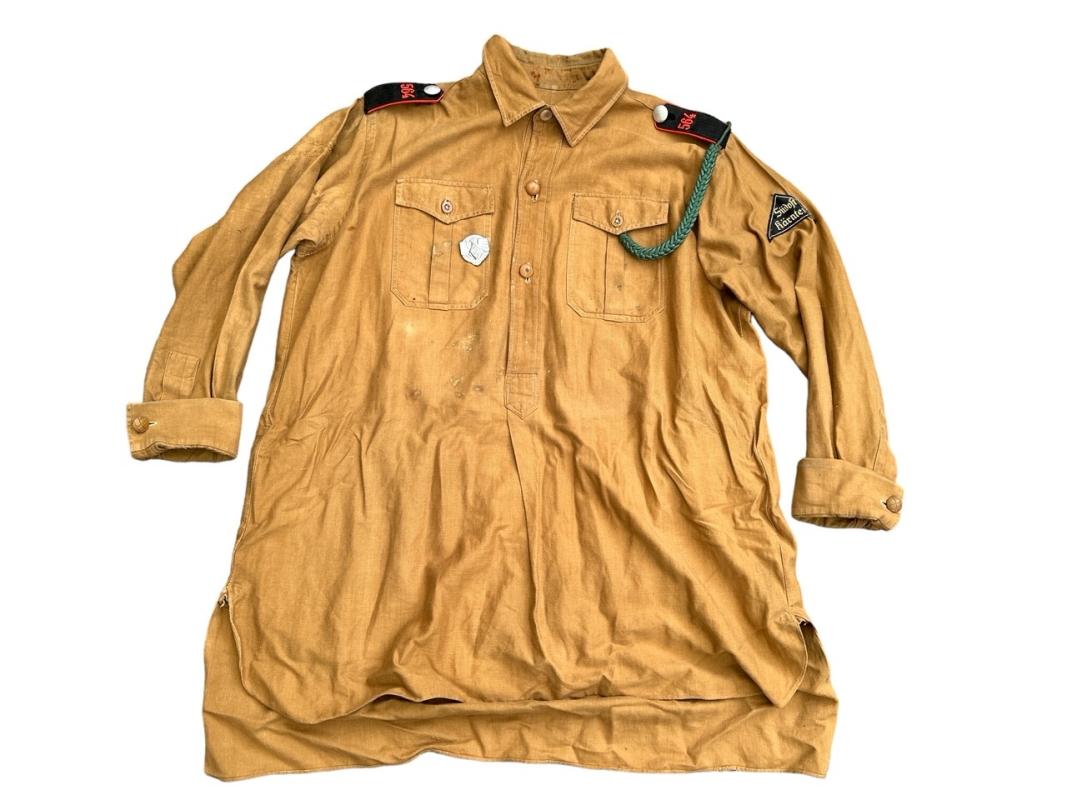 Hitler Youth Service Shirt With Insignia Süd Ost Kärnten