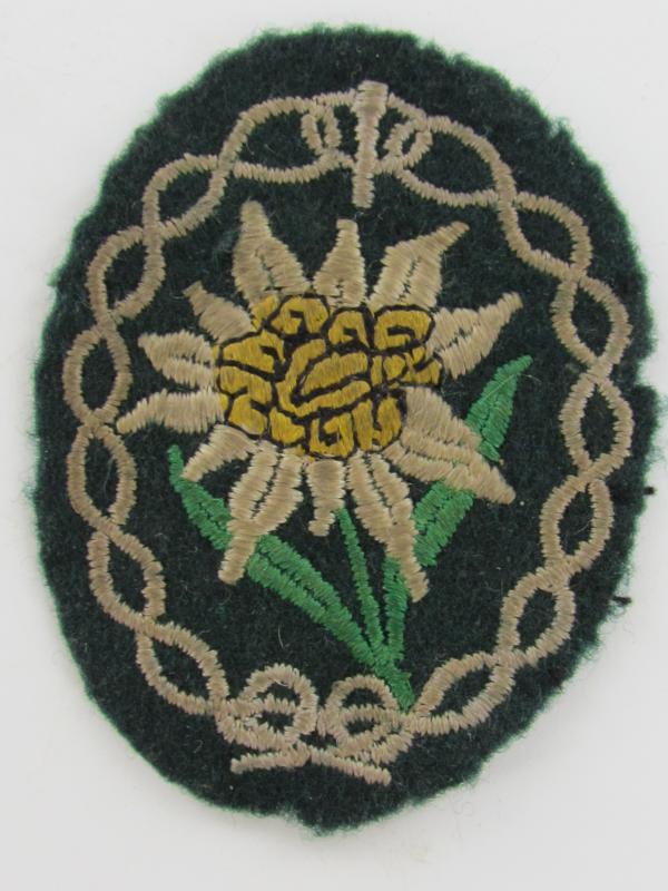 Wehrmacht Wool Edelweiss GBJ Insignia