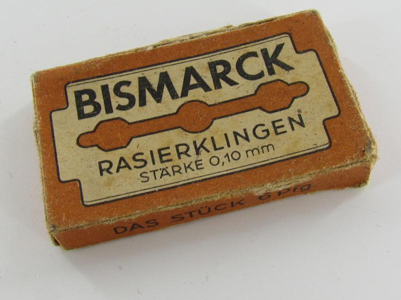 German Bismarck Razor Blades in Original Package