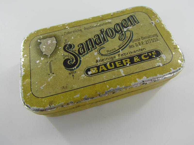 Old Tin Can from Sanatogen Bauer and Cie