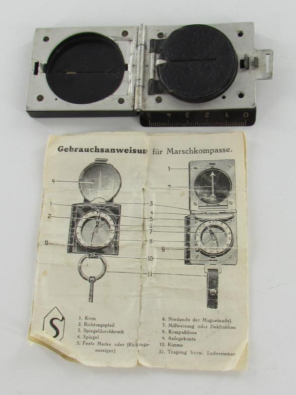 Hitler-Jugend Marching Compass with Manual