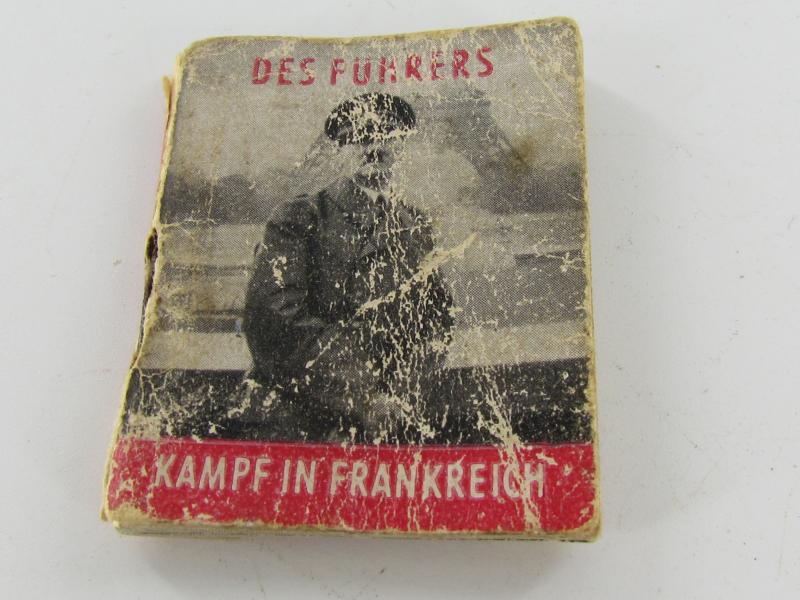 WHW ( Winterhilfswerk) booklet Adolf Hitler 'Kampf in Frankreich'