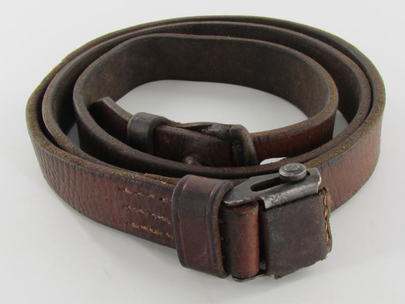 K98 Leather Rifle Sling ....Maker Marked