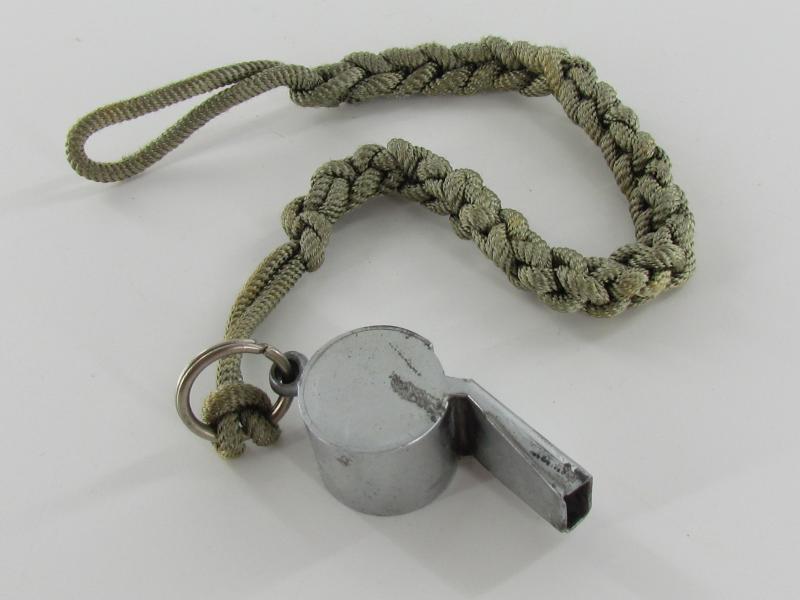 Wehrmacht Signal Whistle With Original Cord