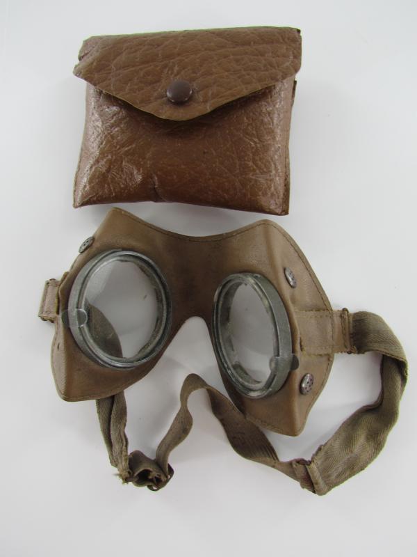 Wehrmacht or Waffen SS mountain troops protective goggles
