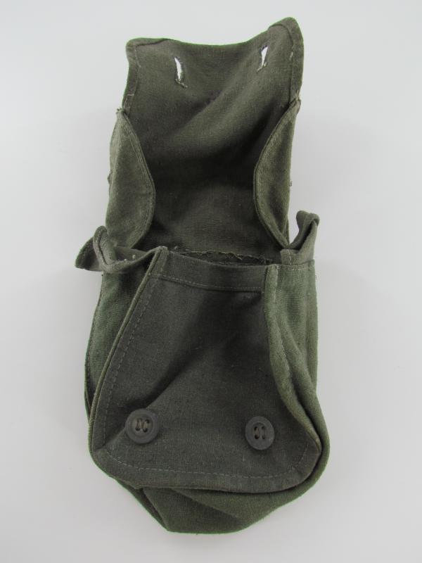 German Wehrmacht Gas Mask Filter Pouch 1944 Dated