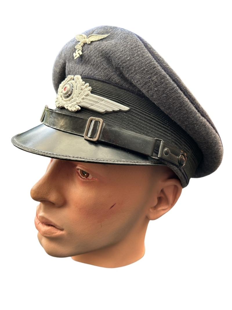 Luftwaffe EM/NCO Medical visor Cap EM/NCO....Rare