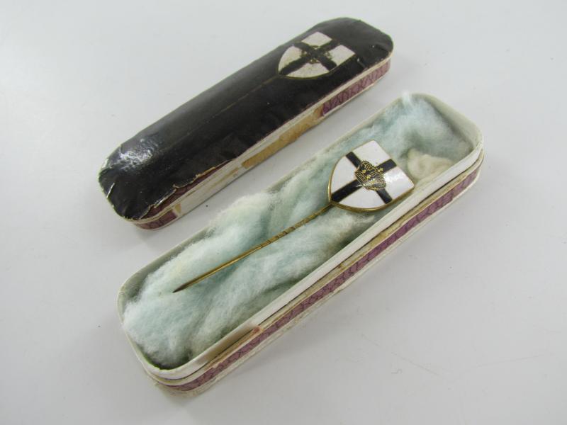 'Bund deutscher Jungmänner' “Scharnhorst” Stick Pin in Original Case