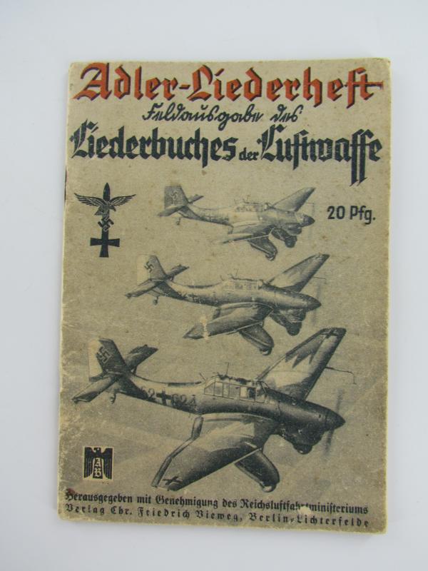 Adler-Liederheft Liederbuches der Luftwaffe