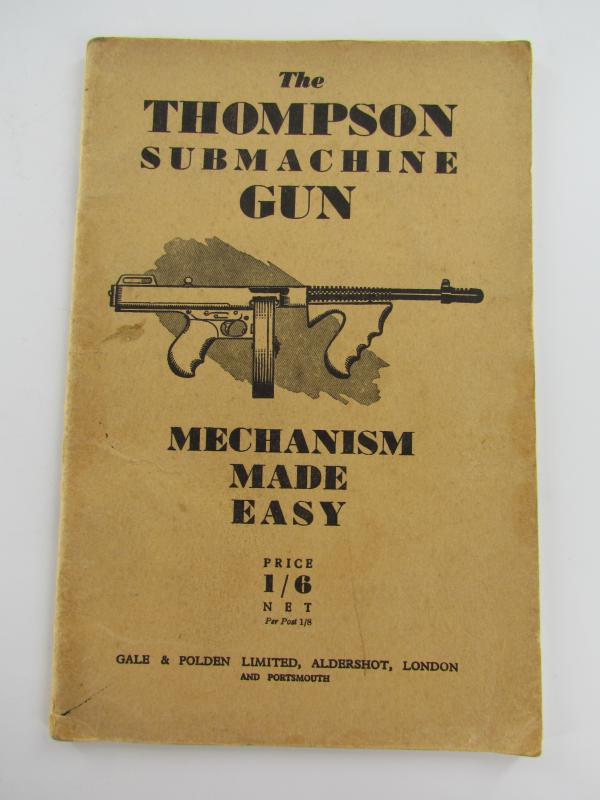 Original Thompson 1928 Manual/Booklet