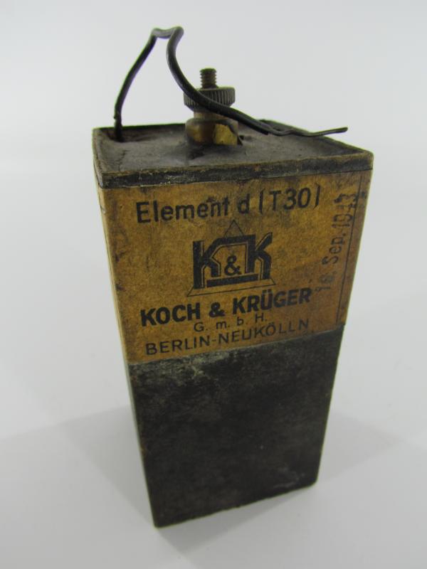 German FF33 Field Phone Battery