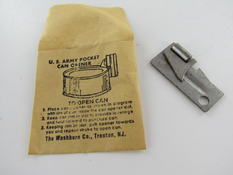WW2 US P-38 Ration Can Opener in Envelope
