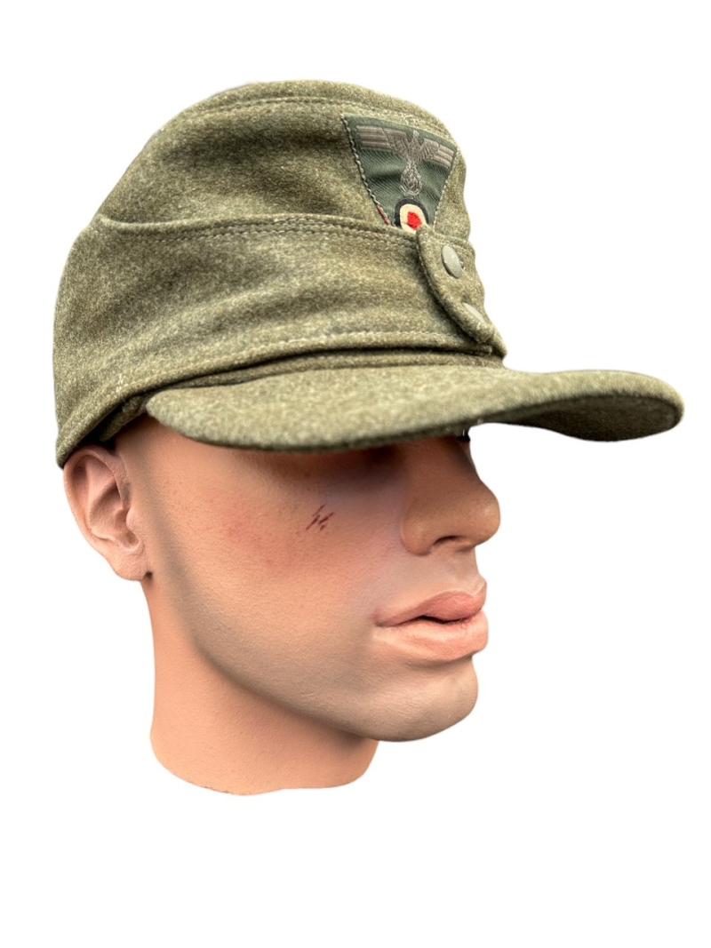 M43 Army (Heer) Field Cap ‘Einheitsfeldmütze’ with RBNr.