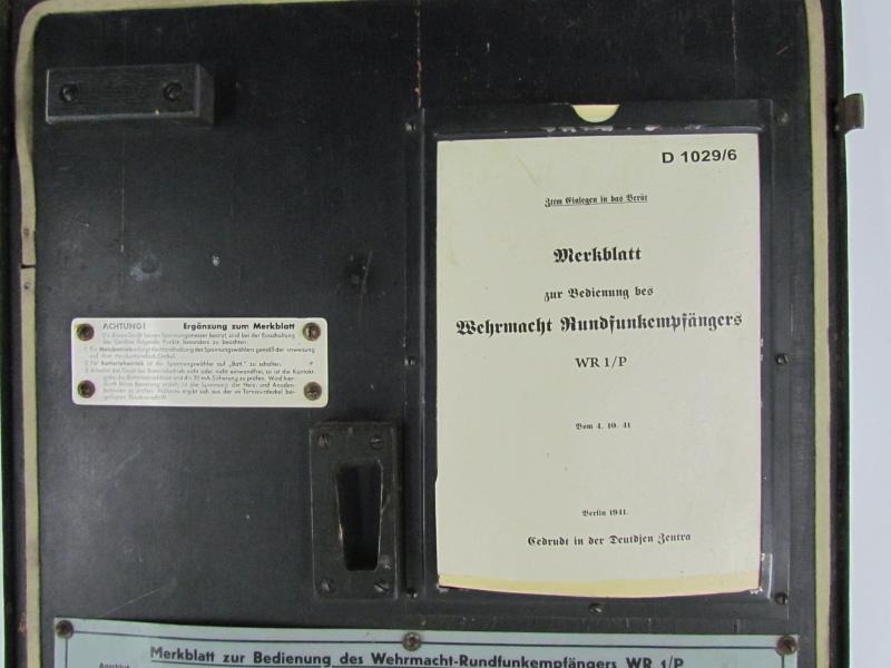 Wehrmacht Rundfunk Empfänger WR1/P