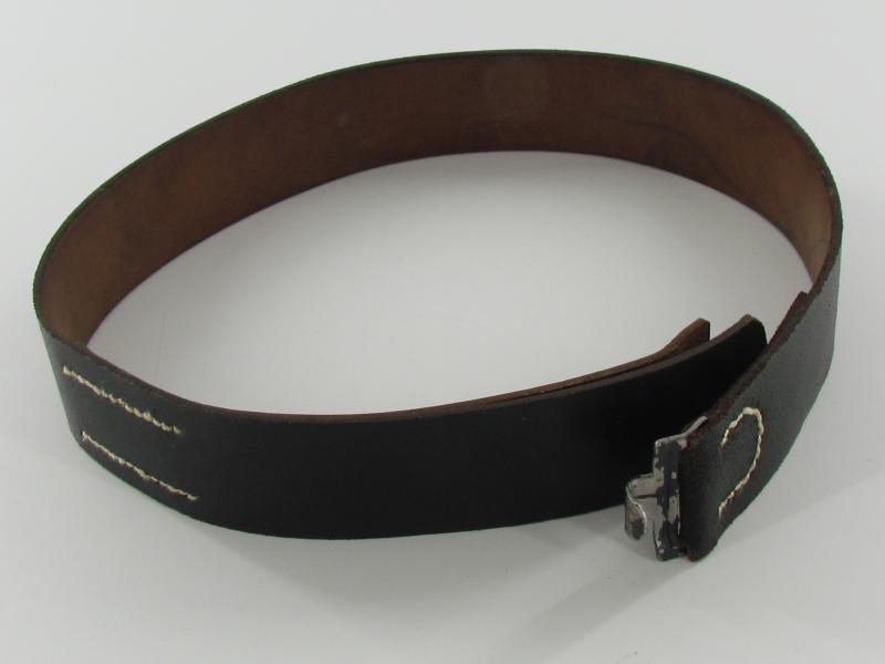 WH/SS Leather Equipment belt RB Numbered