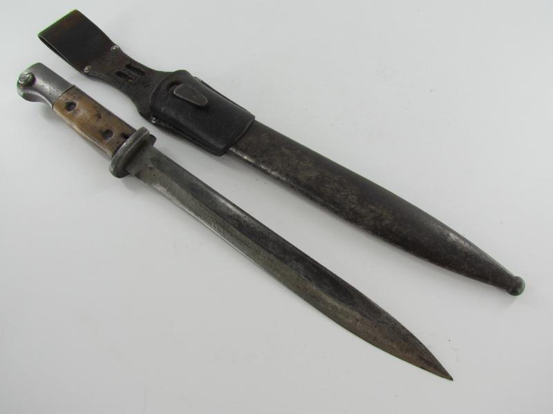 K98 Bayonet (Seitengewehr)SG 84/98 With Frog