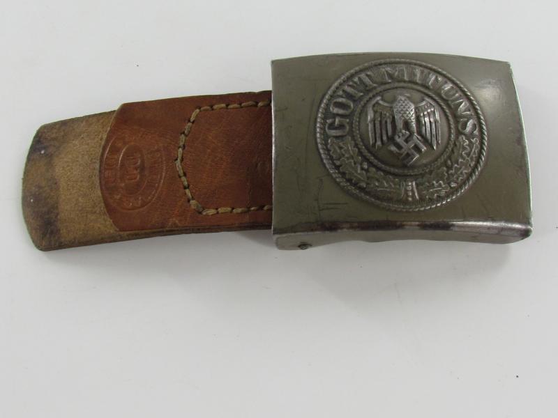 Wehrmacht ( Heer ) Tabbed Belt Buckle Bruder Schneider Wien 1940