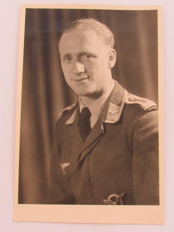 Portrait Photo of a Luftwaffe Pilot