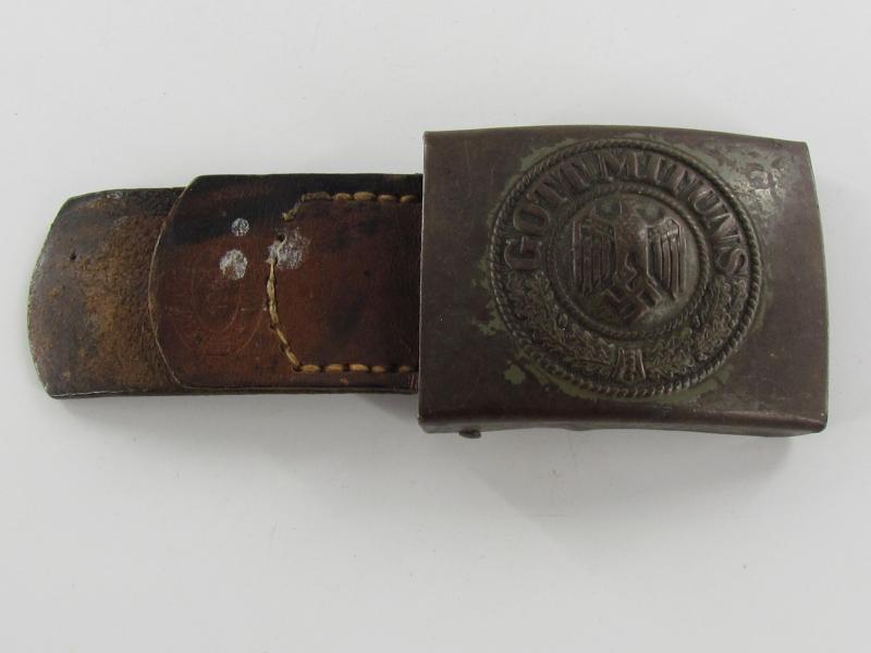 Wehrmacht ( Heer ) Tabbed Belt Buckle Bruder Schneider Wien 1940