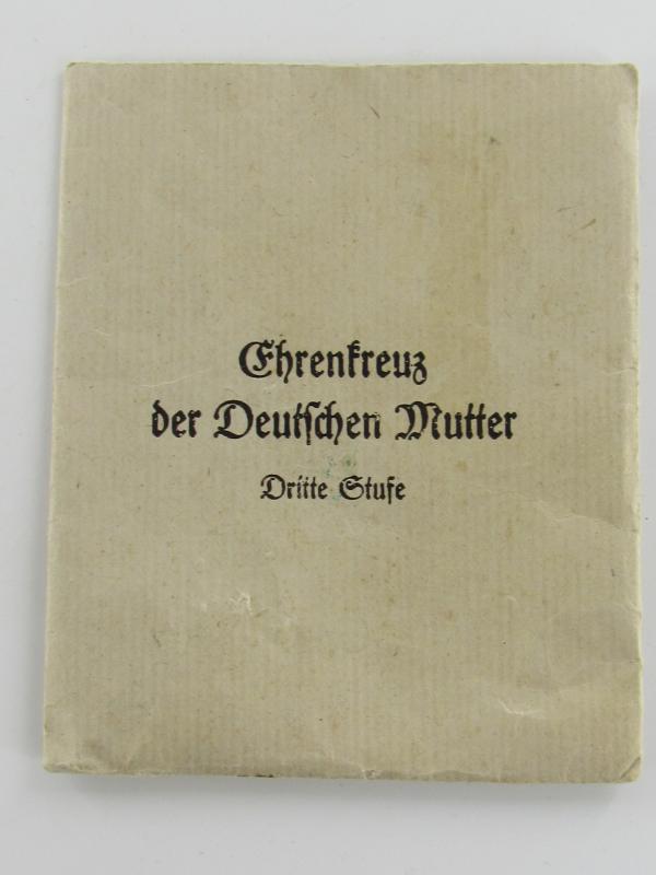 Mothers Cross Bronze paper Bag (  'Franz Reisschauer - Oberstein/Nahe')