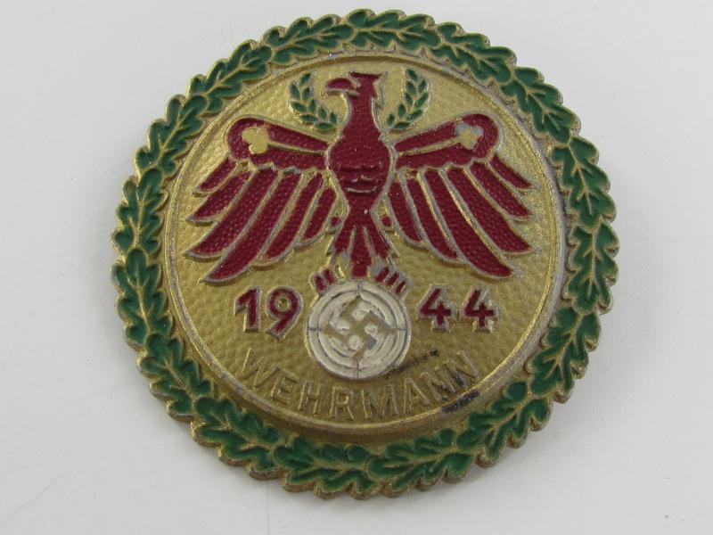 1944 Tirol Shooting Competition “Wehrmann” Award Badge