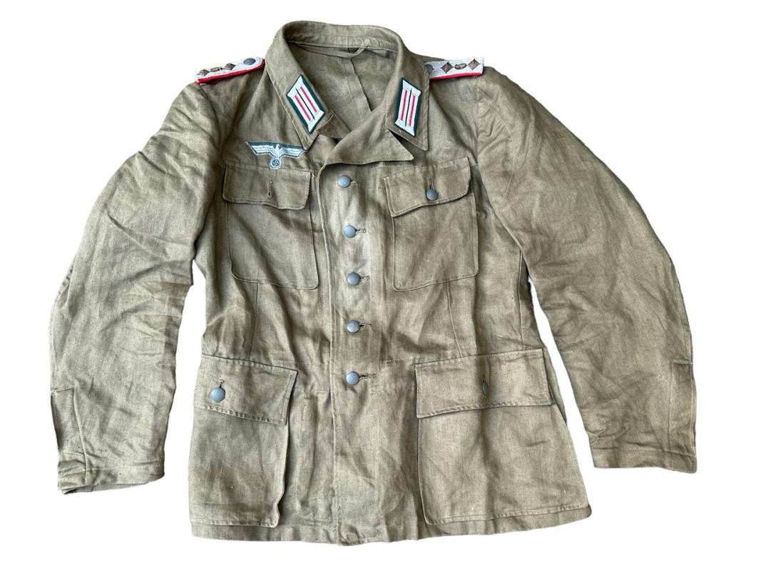 Wehrmacht Heer Tropical Artillery Officers M43 Tunic