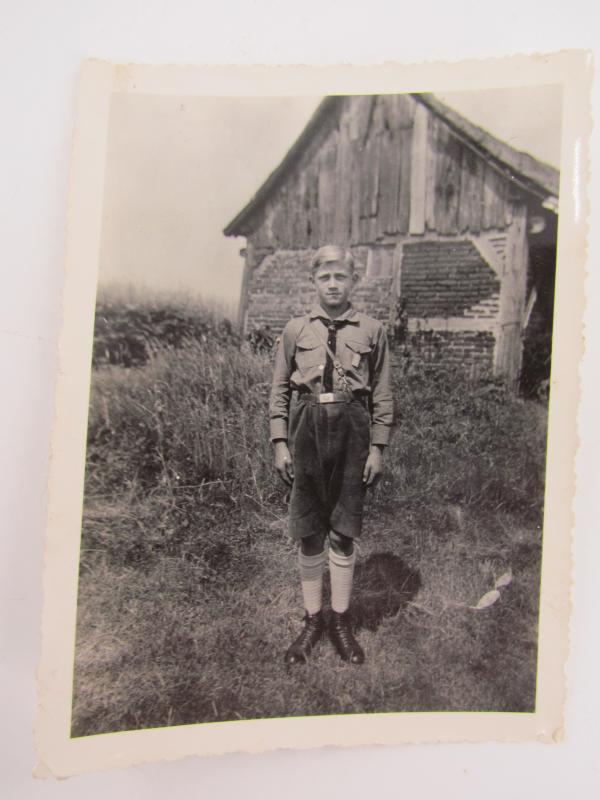 Portrait Photo of a Hitler Youth member