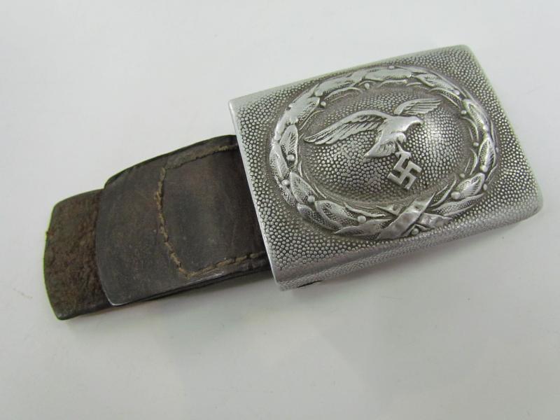 Luftwaffe aluminum belt buckle by Julius Kremp