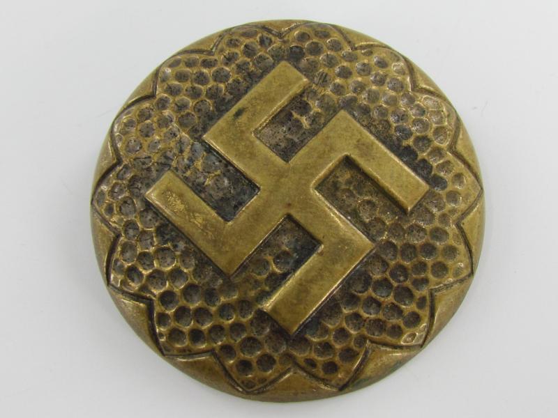 Swastika Brooche, Hammered Cupper Model