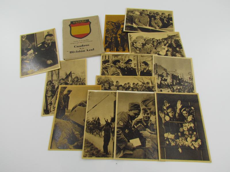 Postcards : 12x Cuadros de la Division Azul'  ( Blue Division )