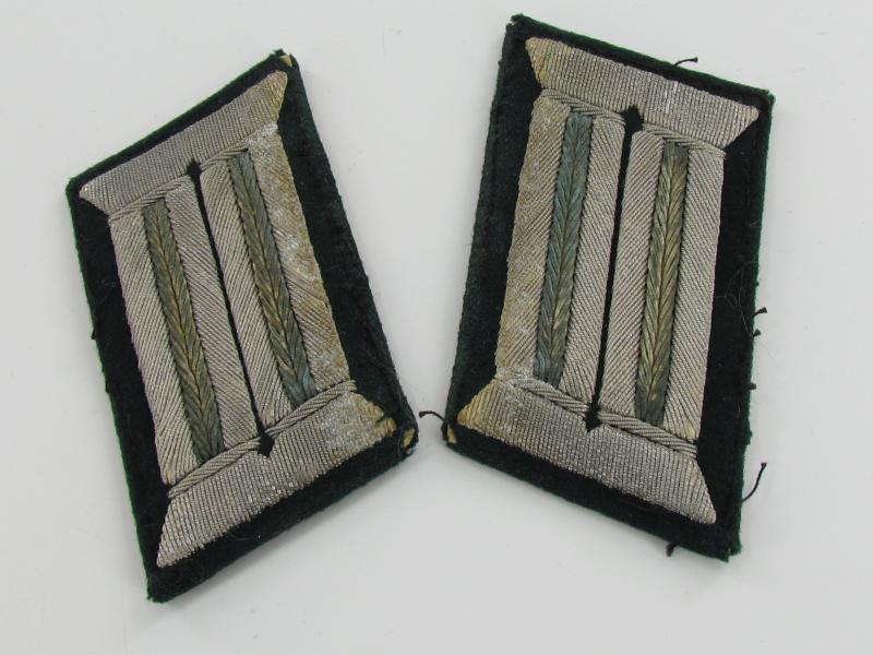 Wehrmacht Heer Officers Collar Tabs