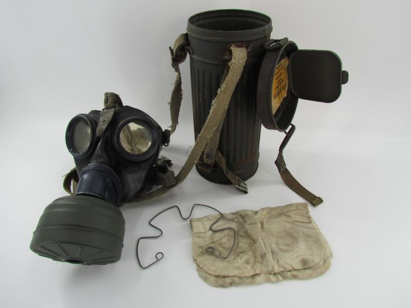 WH/SS Named Gasmask Cannister With Contents