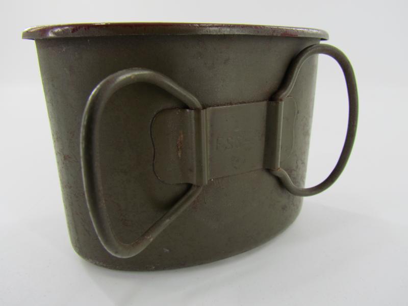 M31 Wehrmacht canteen cup in steel by FSS43