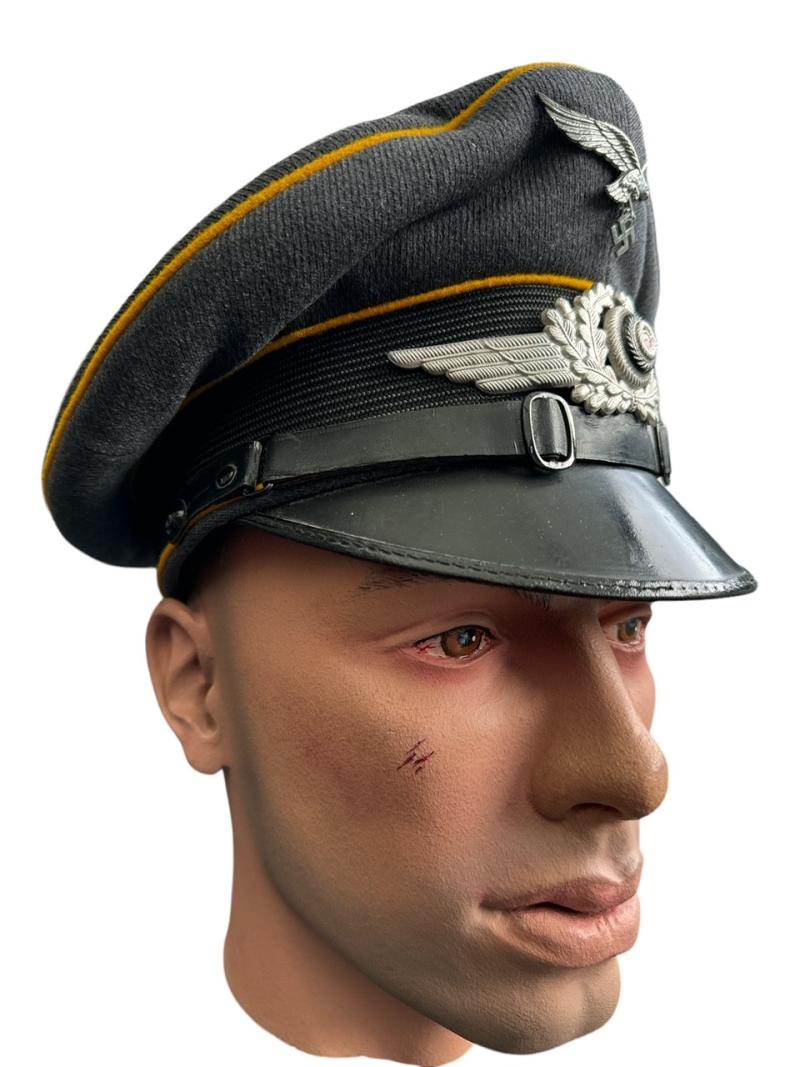 Luftwaffe EM/NCO visor cap for Pilot or Fallschirmjäger by Robert Lubstein ‘Erel’ 1939