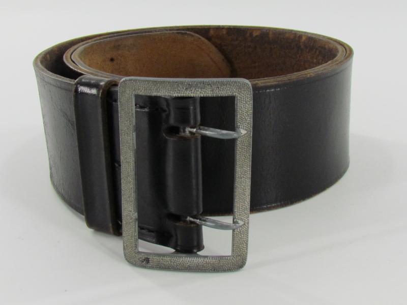 WH/LW Black Officer ‘Zweidorn’ Double Claw Belt