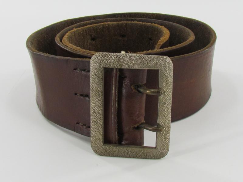 WH/LW Brown Officer ‘Zweidorn’ Double Claw Belt