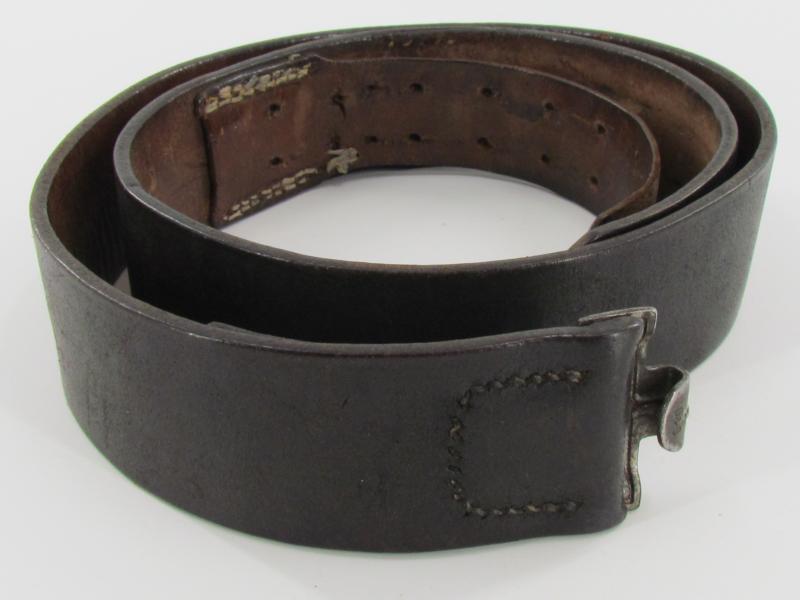 MV40-45 | Luftwaffe Chocolate Brown Equipment Belt...LBA Marked