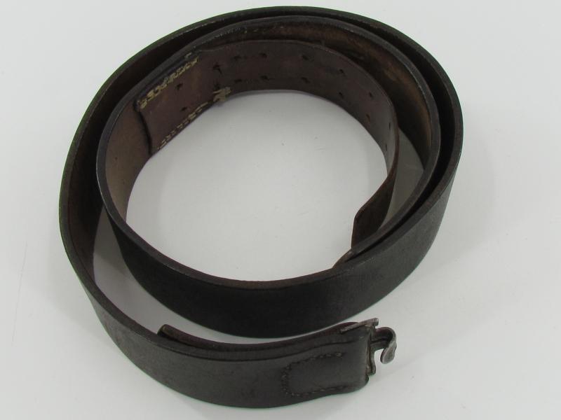 MV40-45 | Luftwaffe Chocolate Brown Equipment Belt...LBA Marked