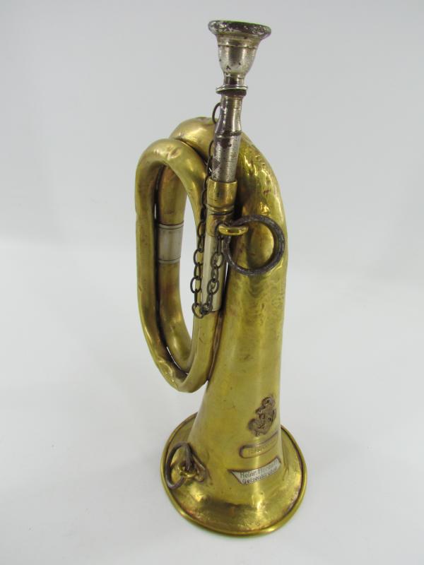 Kriegsmarine Signal Trumpet ( Signalhorn ) Maker Marked